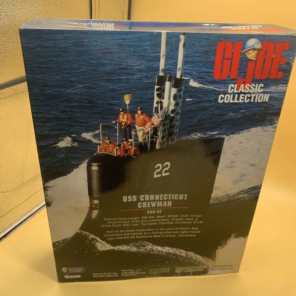 GI Joe Classic Collection USS CONNECTICUT CREWMAN SSN-22 Seawolf 1998 Sealed Box